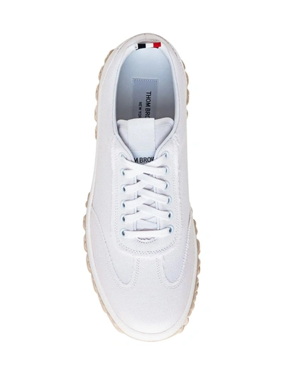 Shop Thom Browne Sneaker Field In White