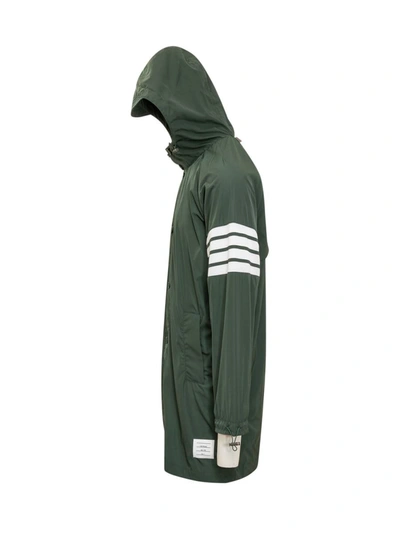 Shop Thom Browne Trench Parka In Green