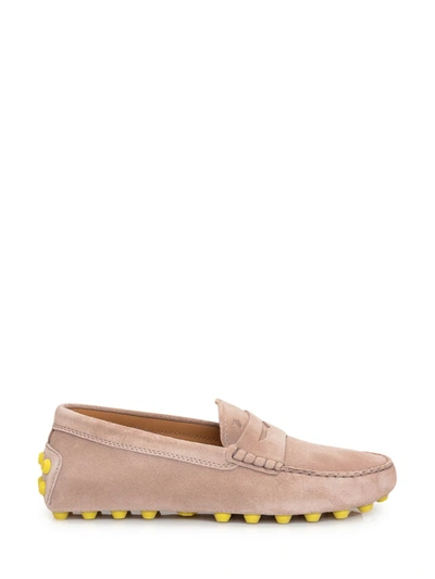 Shop Tod's Gommino Loafer In Pink