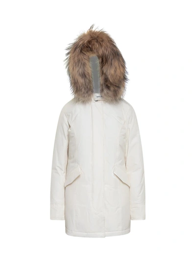 Shop Woolrich Arctic Down Jacket In White