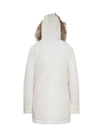 Shop Woolrich Arctic Down Jacket In White