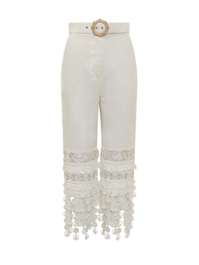 Shop Zimmermann Nautic Pants In White