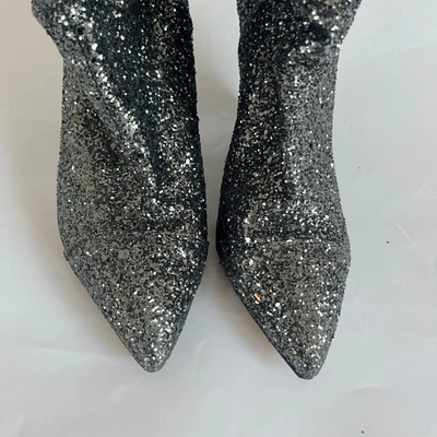 ISABEL MARANT Pre-owned Luliana Glitter Ankle Boots, 39
