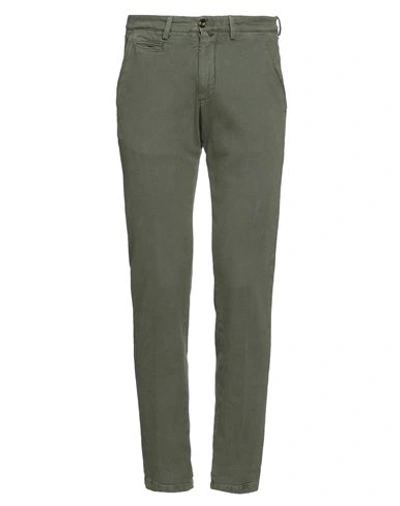 Shop Briglia 1949 Man Pants Military Green Size 42 Cotton, Elastane