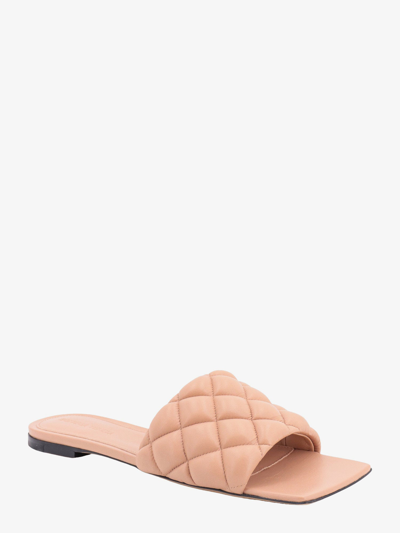 Shop Bottega Veneta Woman Padded Woman Pink Sandals