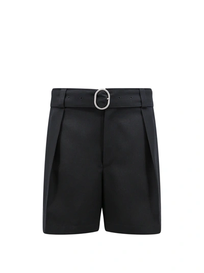 Shop Jil Sander Wool Shorts With Belt