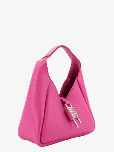 Shop Givenchy Woman G-hobo Woman Pink Shoulder Bags