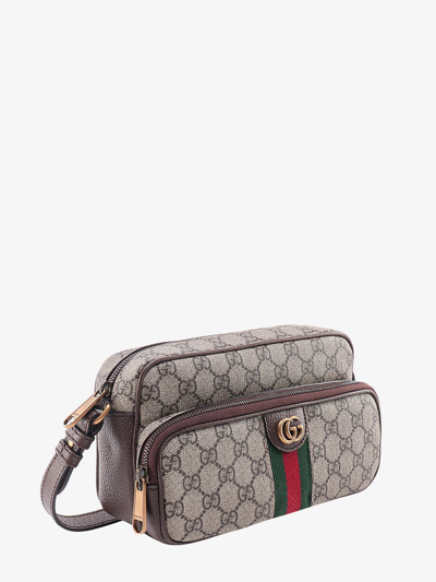 Shop Gucci Man Ophidia Man Brown Shoulder Bags