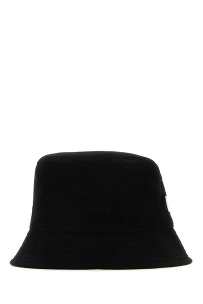 Shop Isabel Marant Woman Black Cotton Haley Bucket Hat