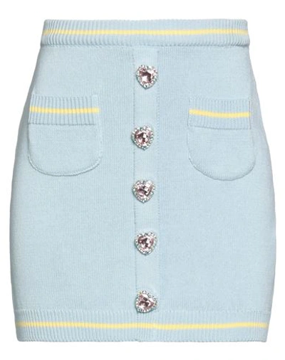 Chiara Ferragni Skirt  Women Color Sky Blue In Blue