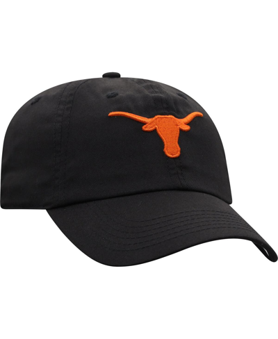 Shop Top Of The World Men's  Black Texas Longhorns Staple Adjustable Hat