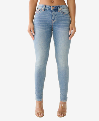 Shop True Religion Women's Jennie Super T Skinny Jeans In Malibu
