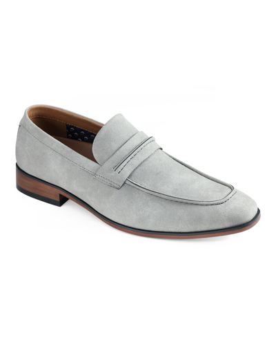 Shop Tommy Hilfiger Men's Steran Slip On Dress Loafers In Gray