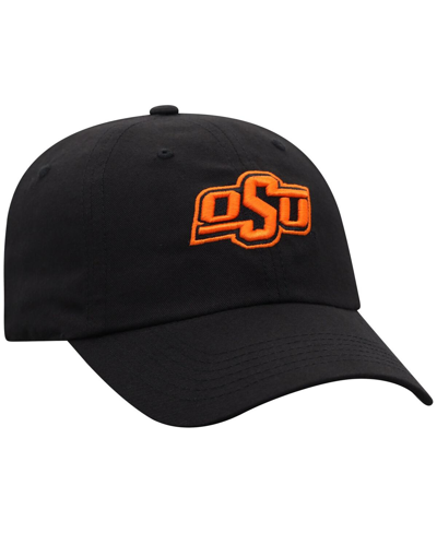 Top Of The World Men's  Black Oklahoma State Cowboys Staple Adjustable Hat In Black