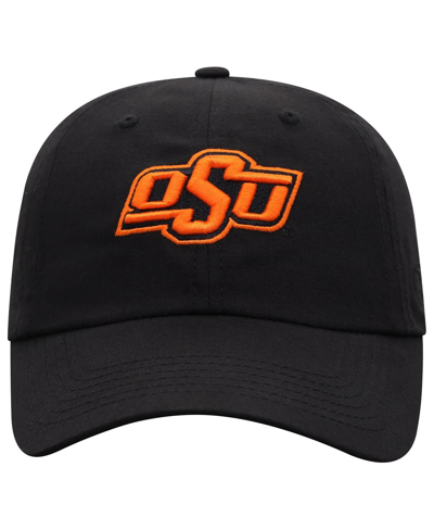 Top Of The World Men's  Black Oklahoma State Cowboys Staple Adjustable Hat In Black