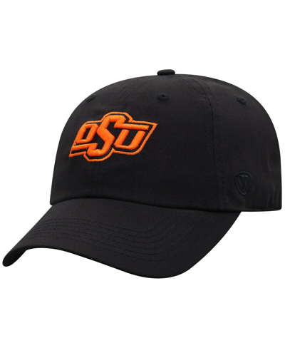 Top Of The World Men's  Black Oklahoma State Cowboys Staple Adjustable Hat In Black