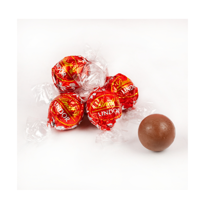Just Candy Christmas Candy Gift Tin With Chocolate Lindor Truffles By Lindt Large Plastic Tin With Sticker By J In Assorted Pre-pack
