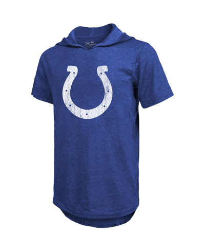 Shop Majestic Men's  Threads Jonathan Taylor Royal Indianapolis Colts Player Name And Number Tri-blend Hoo