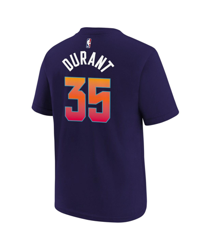 Shop Nike Big Boys  Kevin Durant Purple Phoenix Suns 2023/24 City Edition Name And Number T-shirt