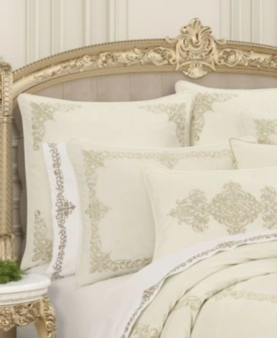 Shop J Queen New York Noelle Duvet Cover Sets In Winter White