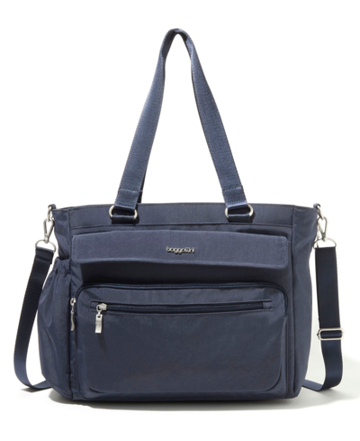 Shop Baggallini Modern Extra Large Laptop Tote In French Navy