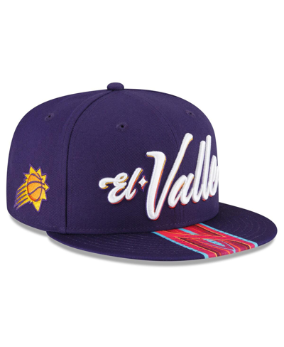 Shop New Era Men's  Purple Phoenix Suns 2023/24 City Edition 9fifty Snapback Adjustable Hat