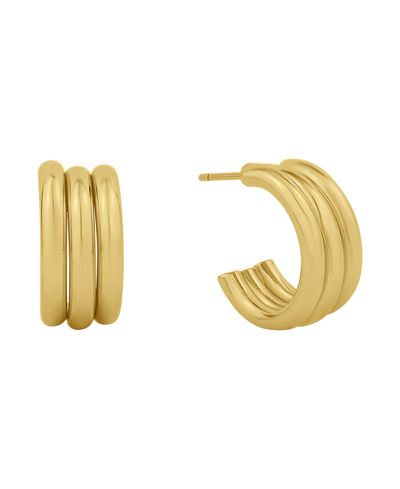 Shop And Now This Silver-plated Or 18k Gold-plated C Hoop Earring