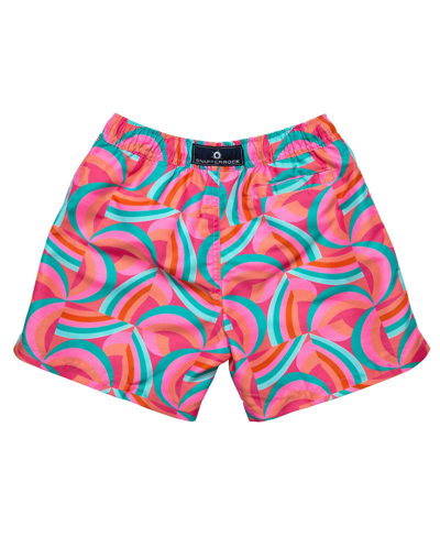 Shop Snapper Rock Geo Melon Sustainable Swim Short In Open Miscellaneous