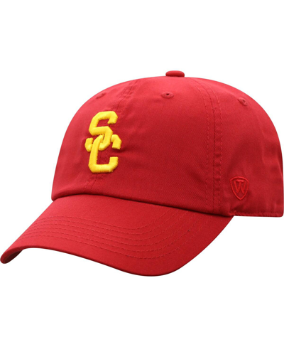 Shop Top Of The World Men's  Cardinal Usc Trojans Staple Adjustable Hat