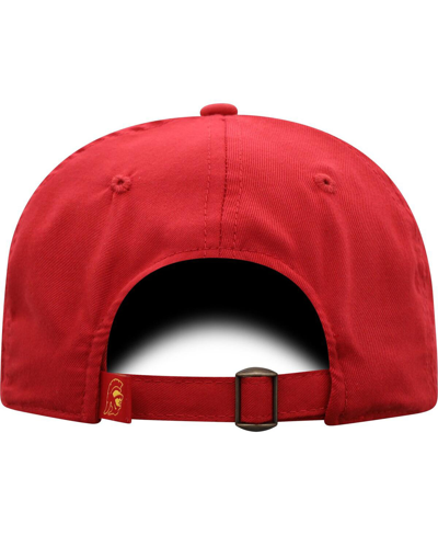 Shop Top Of The World Men's  Cardinal Usc Trojans Staple Adjustable Hat