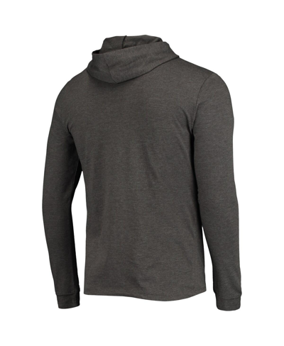 Concepts Sport Men's  Black, Charcoal Iowa Hawkeyes Meter Long Sleeve Hoodie T-shirt And Jogger Pants In Gray