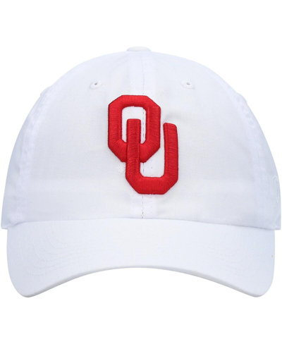 Top Of The World Men's  White Oklahoma Sooners Staple Adjustable Hat In White
