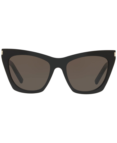 Shop Saint Laurent Women's Sunglasses, Sl 214 Kate In Tortoise