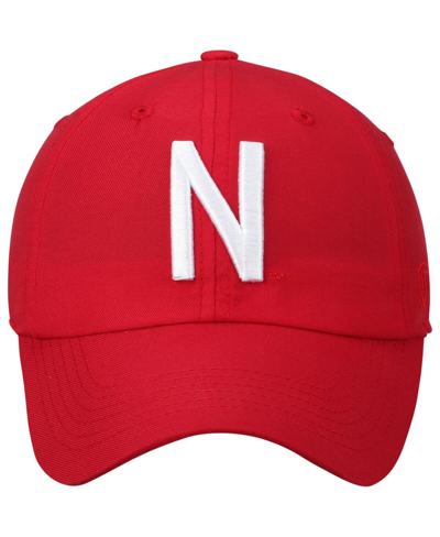 Shop Top Of The World Men's  Scarlet Nebraska Huskers Staple Adjustable Hat