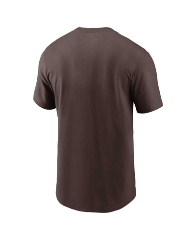 Shop Nike Men's  Brown San Diego Padres Local Team Skyline T-shirt