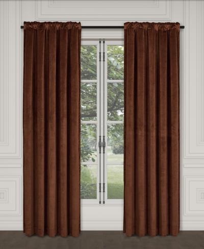 Shop J Queen New York Townsend 108" Window Panel In Terracotta