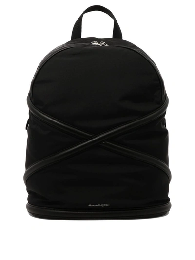 Shop Alexander Mcqueen "harness" Backpack In Black