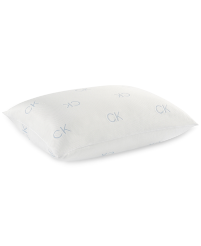 Shop Calvin Klein Cooling Knit Pillow, King In Blue