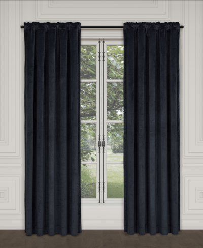 J Queen New York Townsend Window Panel, 50" X 84" In Indigo