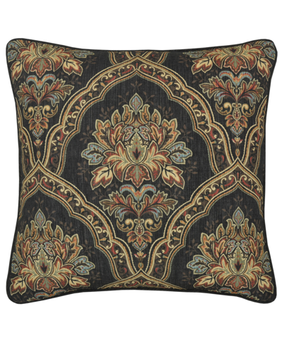Shop J Queen New York Michalina Decorative Pillow, 20" X 20" In Black