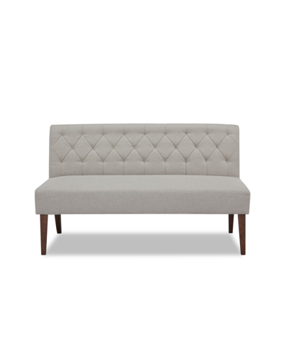 Shop Gold Sparrow Chelsea Settee In Ivory