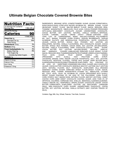 Chocolate Covered Company Assorted Ultimate Brownie Bites In No Color