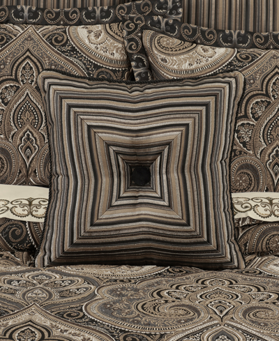 J Queen New York Cipriana Decorative Pillow, 18" X 18" In Bronze