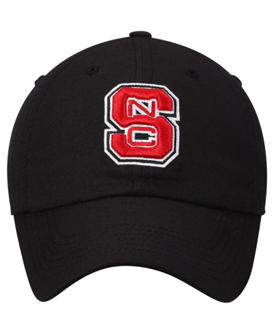 Top Of The World Men's  Black Nc State Wolfpack Primary Logo Staple Adjustable Hat In Black