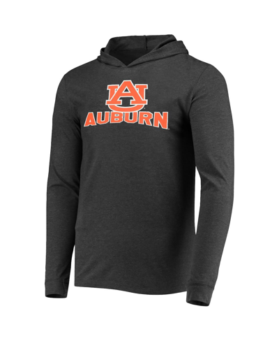 Concepts Sport Men's  Navy, Charcoal Auburn Tigers Meter Long Sleeve Hoodie T-shirt And Jogger Pants In Navy,charcoal