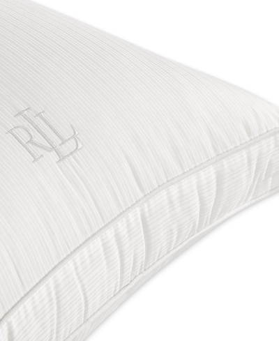 Ralph Lauren Won't Go Flat Foam Core Extra Firm Density Down Alternative Pillow, Standard/queen In White