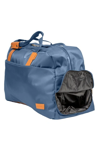 Shop Champs Nylon Duffle Bag In Navy