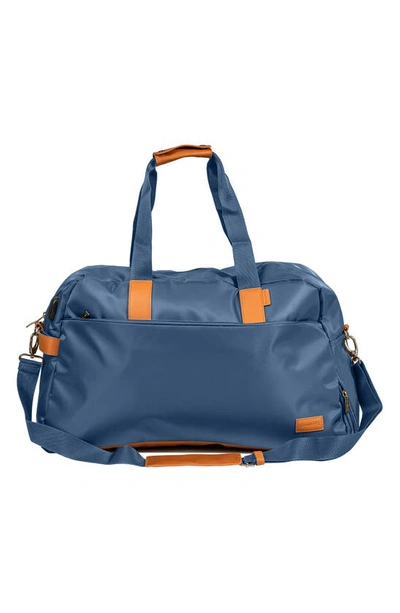 Shop Champs Nylon Duffle Bag In Navy