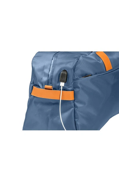 Champs Nylon Duffle Bag In Navy
