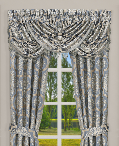 J Queen New York San Marino Window Panel Pair, 50" X 84" In Powder Blue